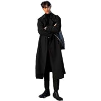 Spring Trench Korean Men' Overcoat for Male Long Windbreaker Streetwear Men Coat Outer Wear Clothing