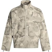 Men's Jacket Spring and Fall Korean Style Stand Collar Loose Casual Weekend Travel Commute Daily Coats